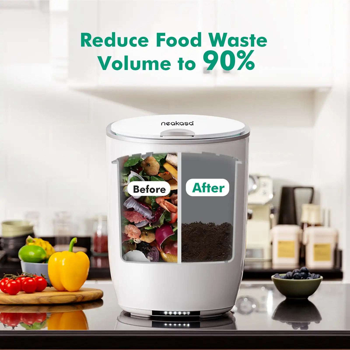 Household Smart Trash Bin Food Waste Garbage Composting Machine