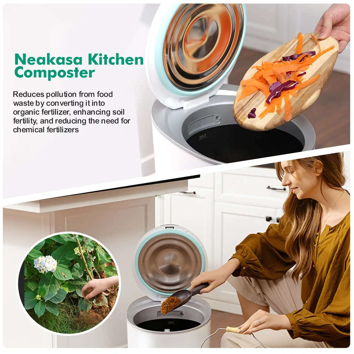 Household Smart Trash Bin Food Waste Garbage Composting Machine