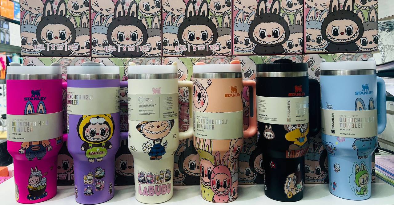 Stanley × Labubu Stainless steel vacuum insulated cup ,40oz Insulated Travel Cup