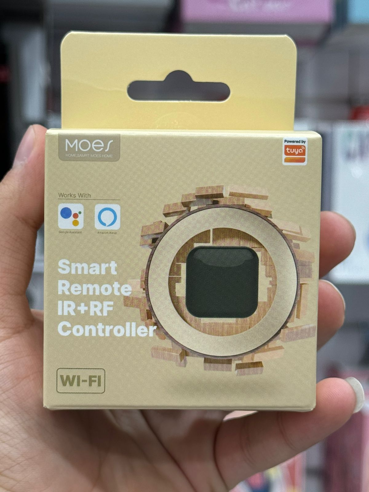 MOES WiFi RF IR Smart Home Universal Remote Controller for TV, Air Conditioning, Appliances, and More, Compatible with Tuya/Smart Life App and Voice Control via Alexa and Google Home