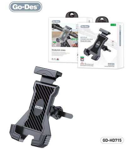 Go-Des Electric tricycles phone holder motorcycle phone holder electric bikes atvs Bicycle Rearview Mirror Cell Phone Holder Bike phone holder