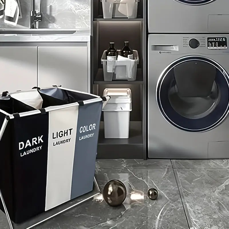 3-Color Large Capacity Laundry Basket