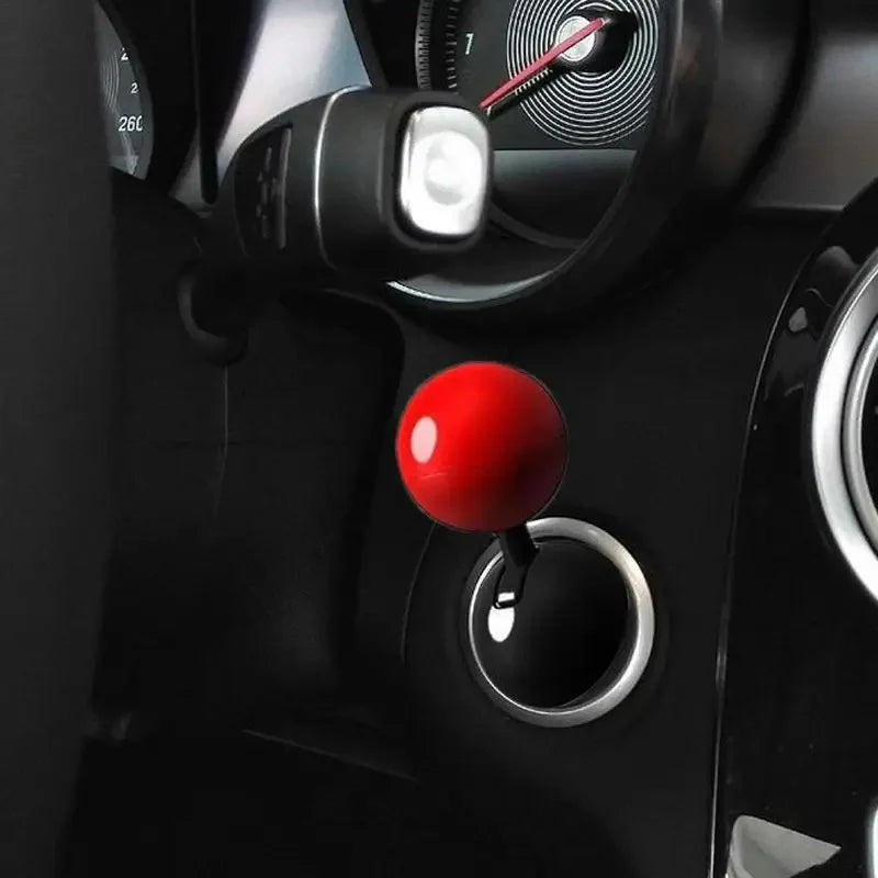 One Button Start Lever Car Engine Start Stop Button Joystick Full Metal Ball-bar Automotive Decorative Accessories