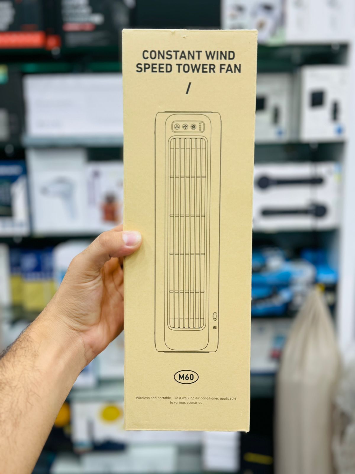 Outfany Cooling Ace Portable Air Conditioner Fan with 3 Speeds, Quiet Operation - Shirem & Relaxix Cooling Ace