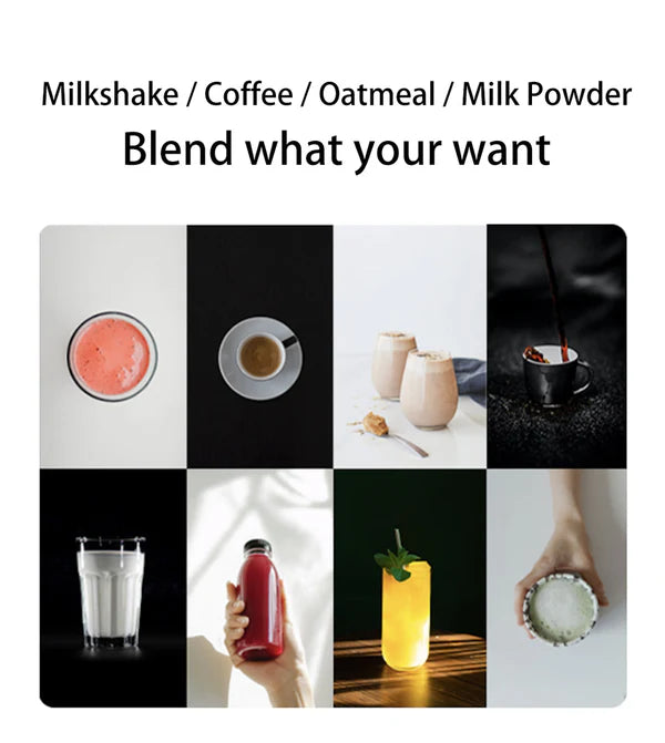 Portable Electric Protein Shaker Bottle - 600ml Rechargeable Mixing Cup, 10,000 RPM High-Speed Motor, BPA-Free Mixer for Protein Shakes & Pre-Workout