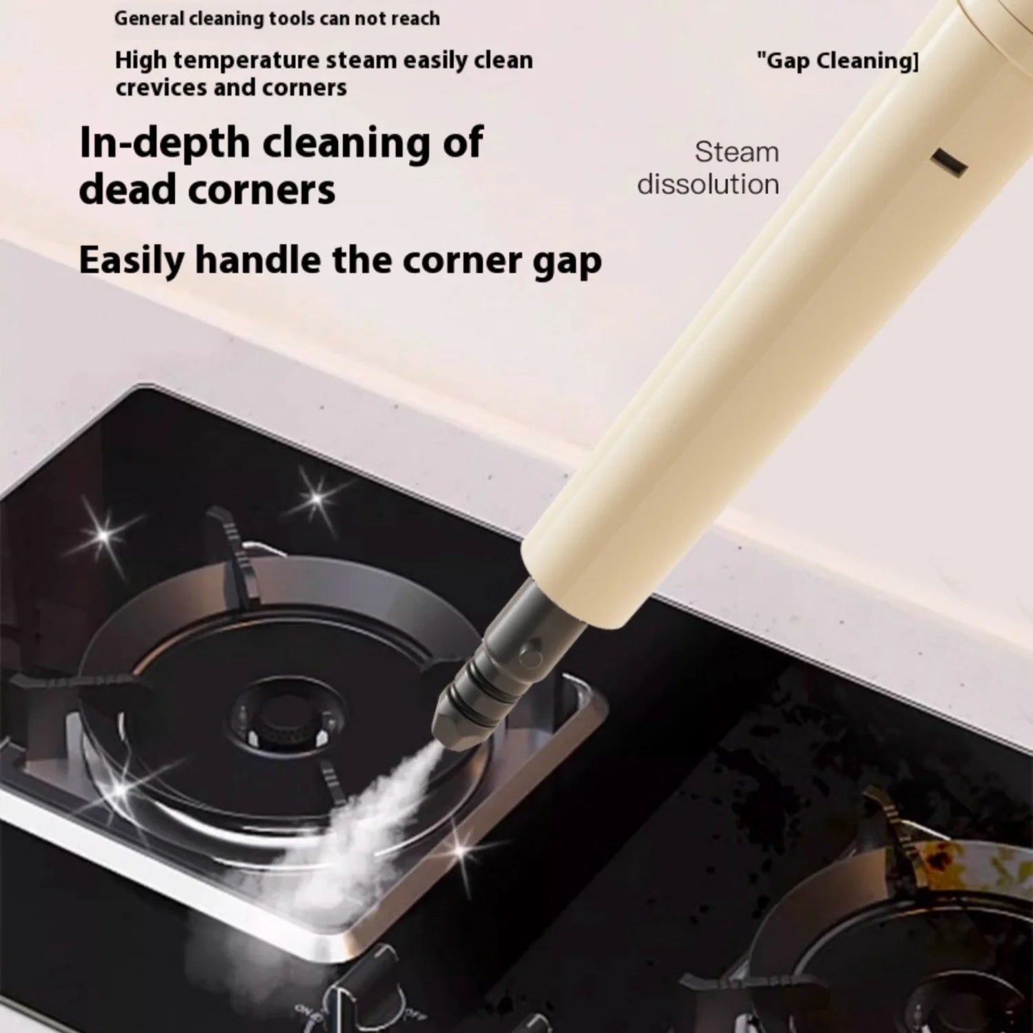 Handheld Steam Cleaner with 8-Piece Accessory Kit,Multi-Surface Pressurized steam cleaner,300mL Large Capacity,Natural Steam for Home Use,Cleaning Floors,Bathroom,Kitchen,Car