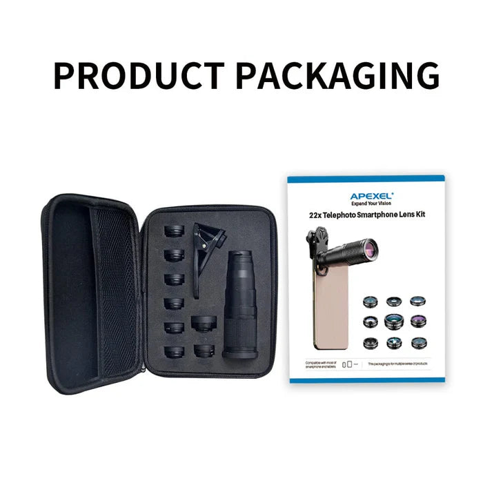 APEXEL 22X Telephoto Smartphone Lens Kit