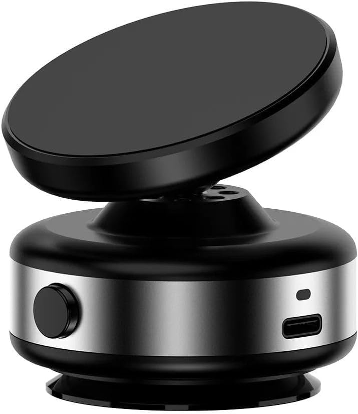 ADAK Magnetic Car Phone Mount with Built-In Stand |Vacuum Suction Cup Holder|360° Rotating Base| Universal Compatibility for Surfaces