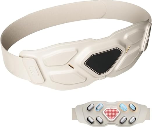 SKG G7 Luxury Waist Belt Massager for Back Pain Relief & Relaxation – Portable Electric Heating Massage Belt