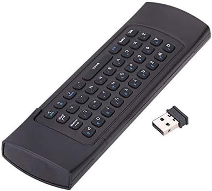MX3 Pro Mini Wireless Keyboard Air Mouse Remote Control, 3D Fly Controller with Built-in 3-Gyro and 3-G Sensor, Nano USB Receiver