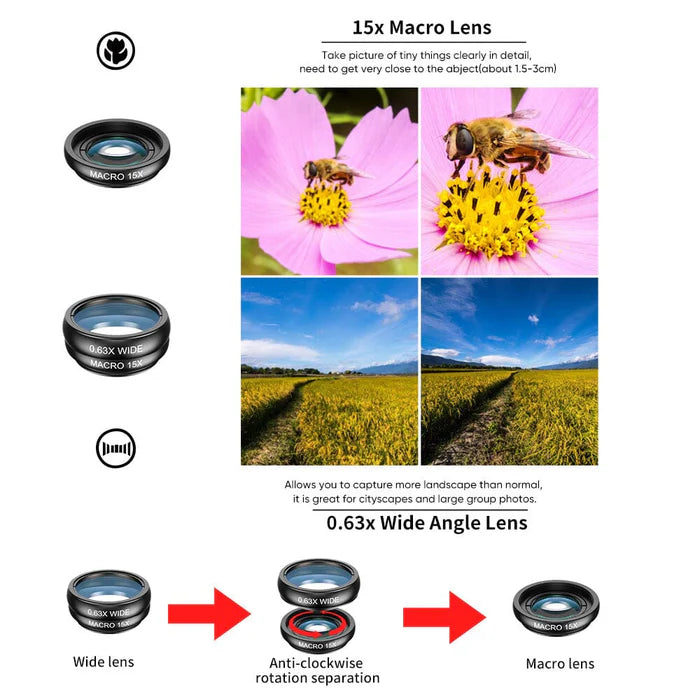 APEXEL 22X Telephoto Smartphone Lens Kit