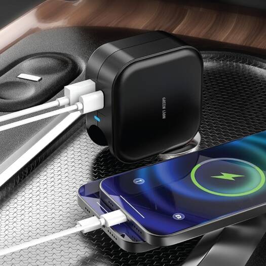 Green Lion Duo Power Car & Wall Charger