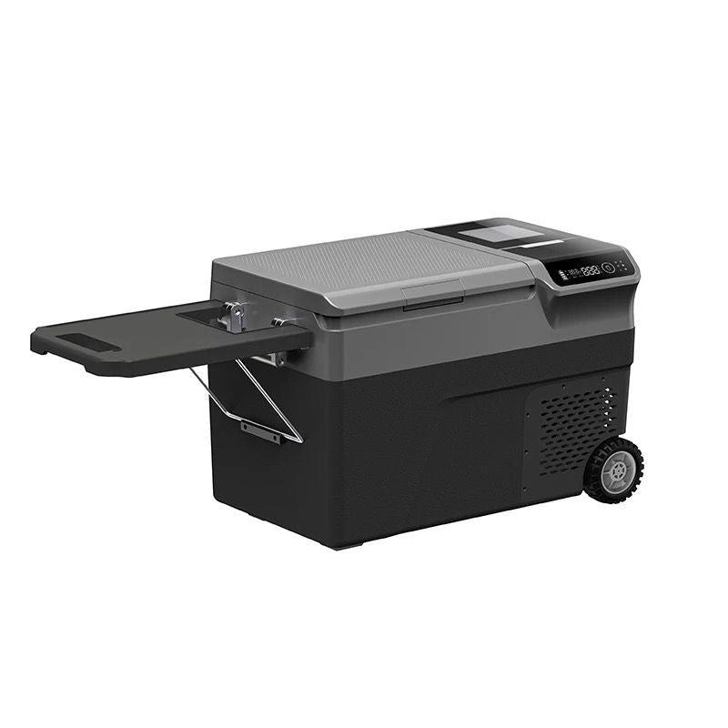 Camping Travel Cooler Refrigerator With Built-in Ice Maker