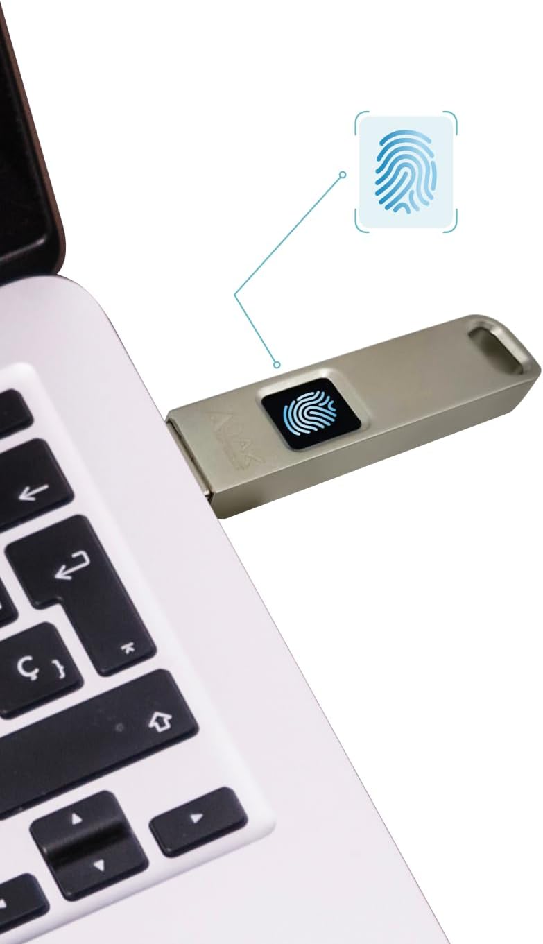 ADAK™ Fingerprint USB Flash Drive 3.0 - High-Speed Data Transfer & Security