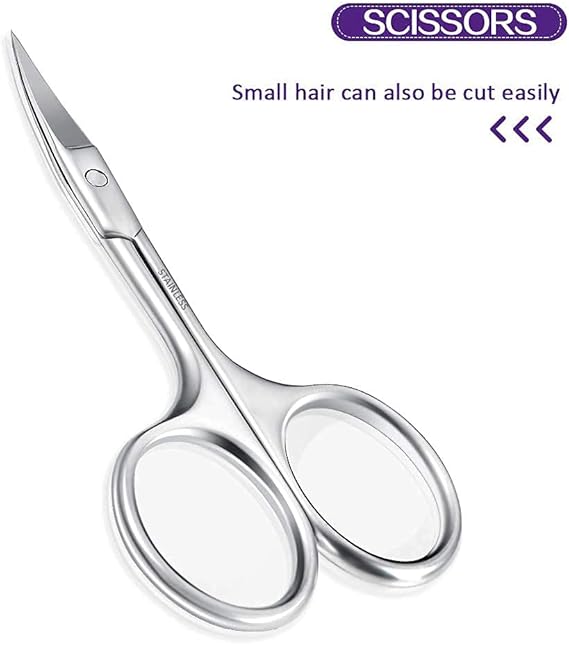 12pcs Manicure Pedicure Set Nail Grooming Care Tool Scissors Clippers Kit