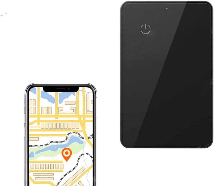 Adak Ultra-Thin Wallet Tracker 1.9mm - MFi Certified Smart Tag Locator with GPS, Works with Find My App, Tempered Glass & Metal Frame, IP67 Water Resistant, 24-Month Battery