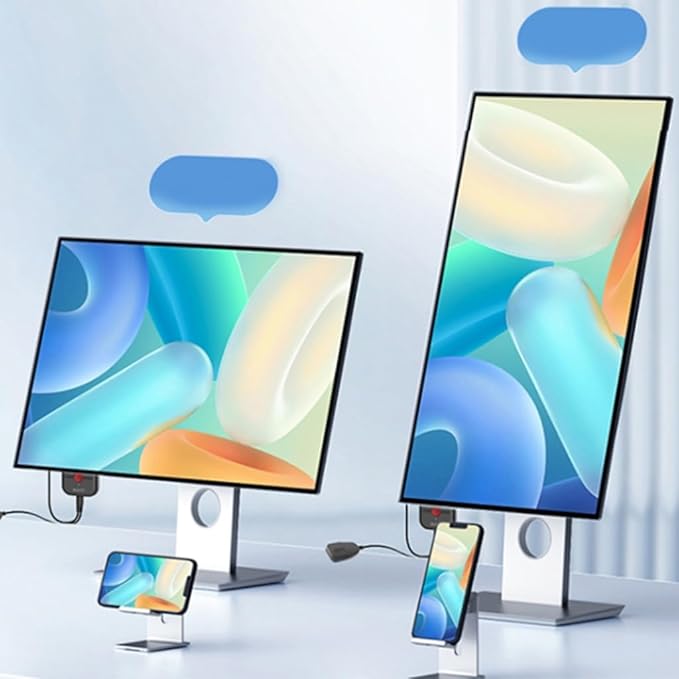 Yesido TV10 Wireless HD 2.4G Display Receiver - High-Definition Screen Mirroring for TV & Devices