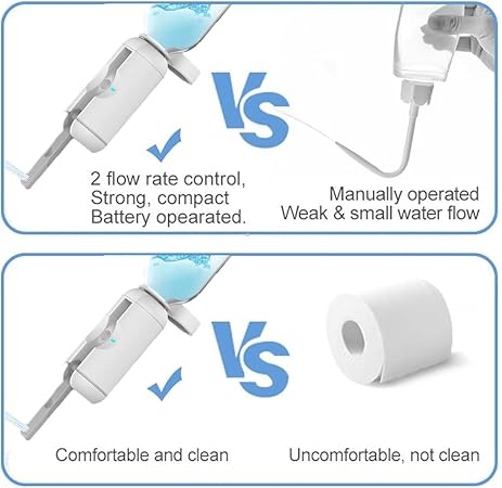Portable Electric Bidet - Premium Travel Shattaf, Handheld Sprayer for Personal Hygiene - Ideal for Home, Office & Outdoor Use