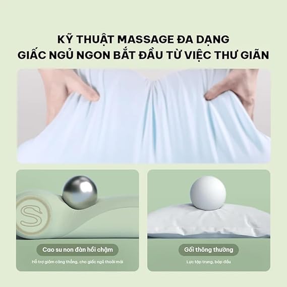 SKG P5 Neck Massage Pillow with 10 Ergonomic Massage