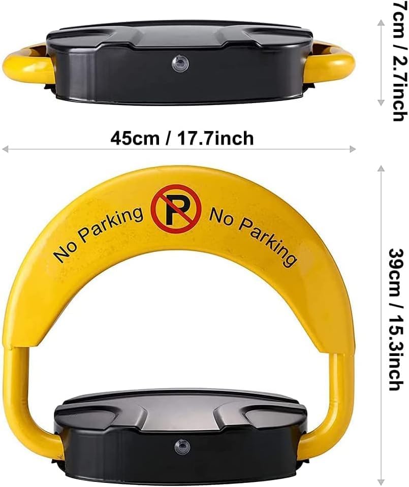 ADAK Wireless Remote Control Parking Lock, Waterproof IP67, 2 Remotes, 12 Months Warranty| Automatic Parking Barrier| Private Parking Lock