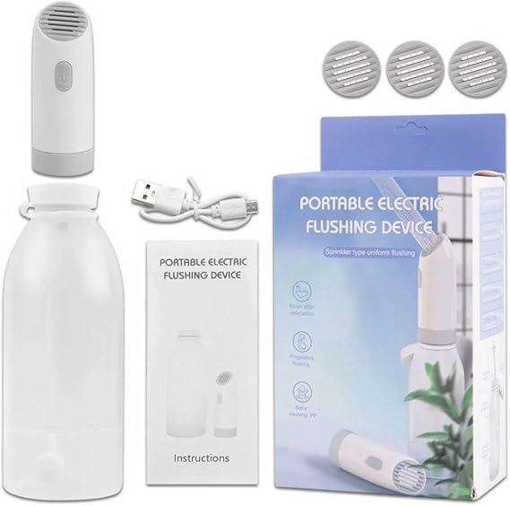 MOMENT Portable Bidet for Travel, Travel Bidet 4 Spray Modes, High-Pressure Handheld Electric Bidet Sprayer, Rechargeable Compact Portable for Women & Men
