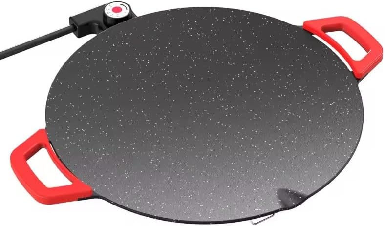 ADAK Electric Crepe & Pancake Maker with Precise Temperature Control | Multi-Function Non-Stick Dosa Tawa & Grill Pan | Rigag Maker