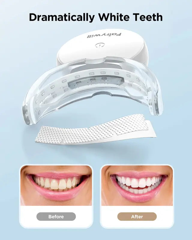 Fairywill Super Whitening Strips With Enhanced Light 28 Strips