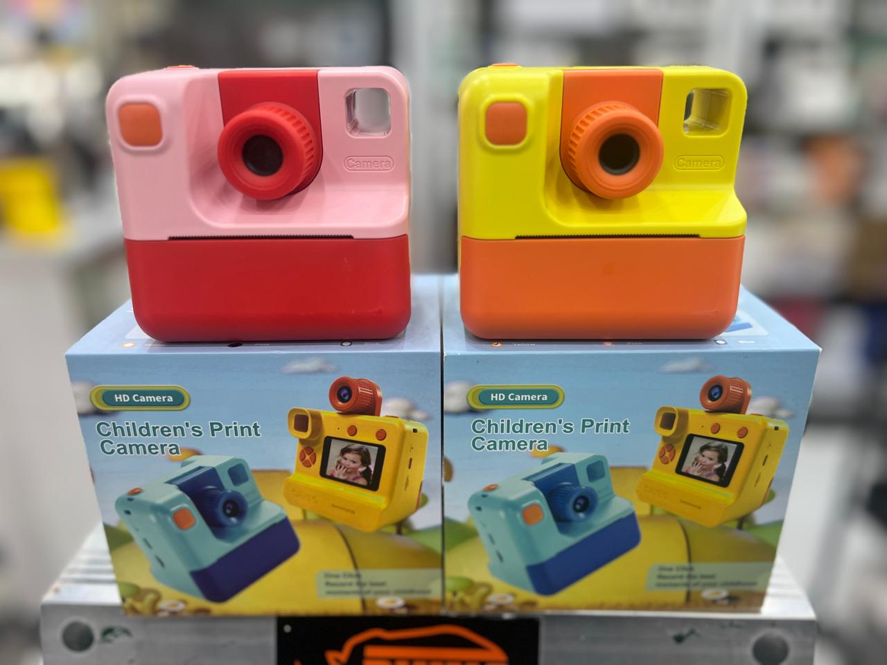 Kids Instant Camera 1080P Kids Camera Instant Print No Ink Printing Digital Camera 180°Flip Lens For Girls Boys