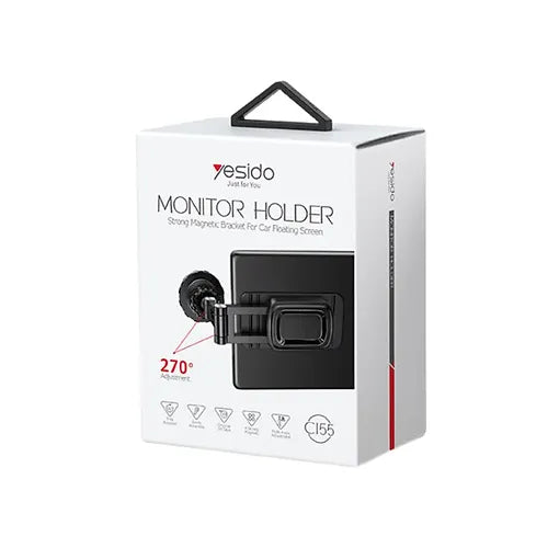 YESIDO C155 Car Magnetic Phone Holder – Center Console Suspension Screen Mount