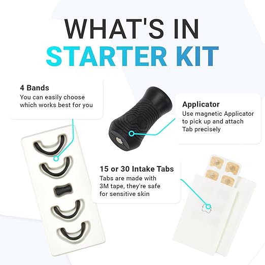 Click to play video Breathing Nasal, Strip Starter Kit, Boost Oxygen, Reduce Snoring, Improve Sleep Quality, Sweat Resistant, Skin Safe Nasal Strips, Extra Strength Snoring Solution