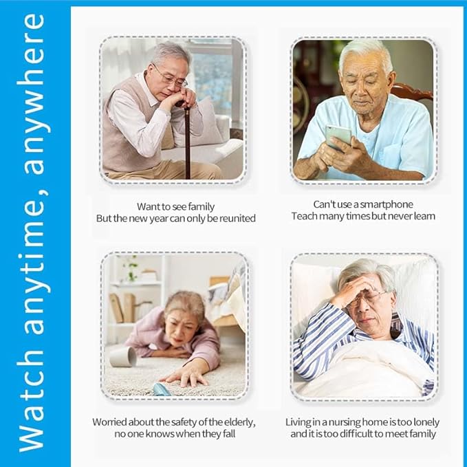 YESIDO 1080P Video Calling WIFI HD Camera, One Click Video Call Camera Night Vision Motion Detection Home Surveillance FOR BEST GIFT