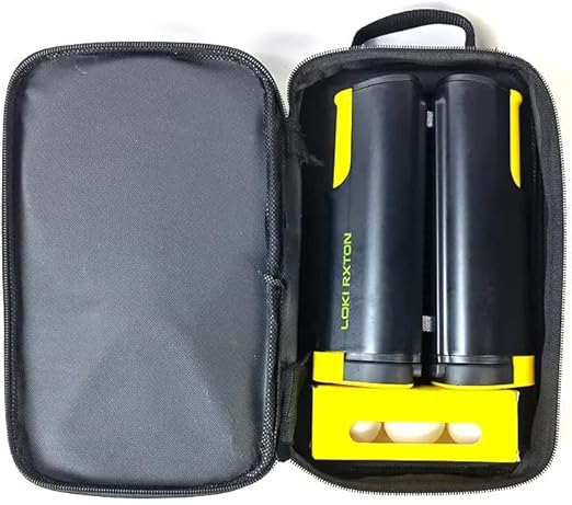 Table Tennis Racket Set for Two Player, LOKI Rxton Series, 175cm Extendable Net, Six Balls (Three Star), Double Layer Zipper Bag for Intermediate and Advanced Levels.