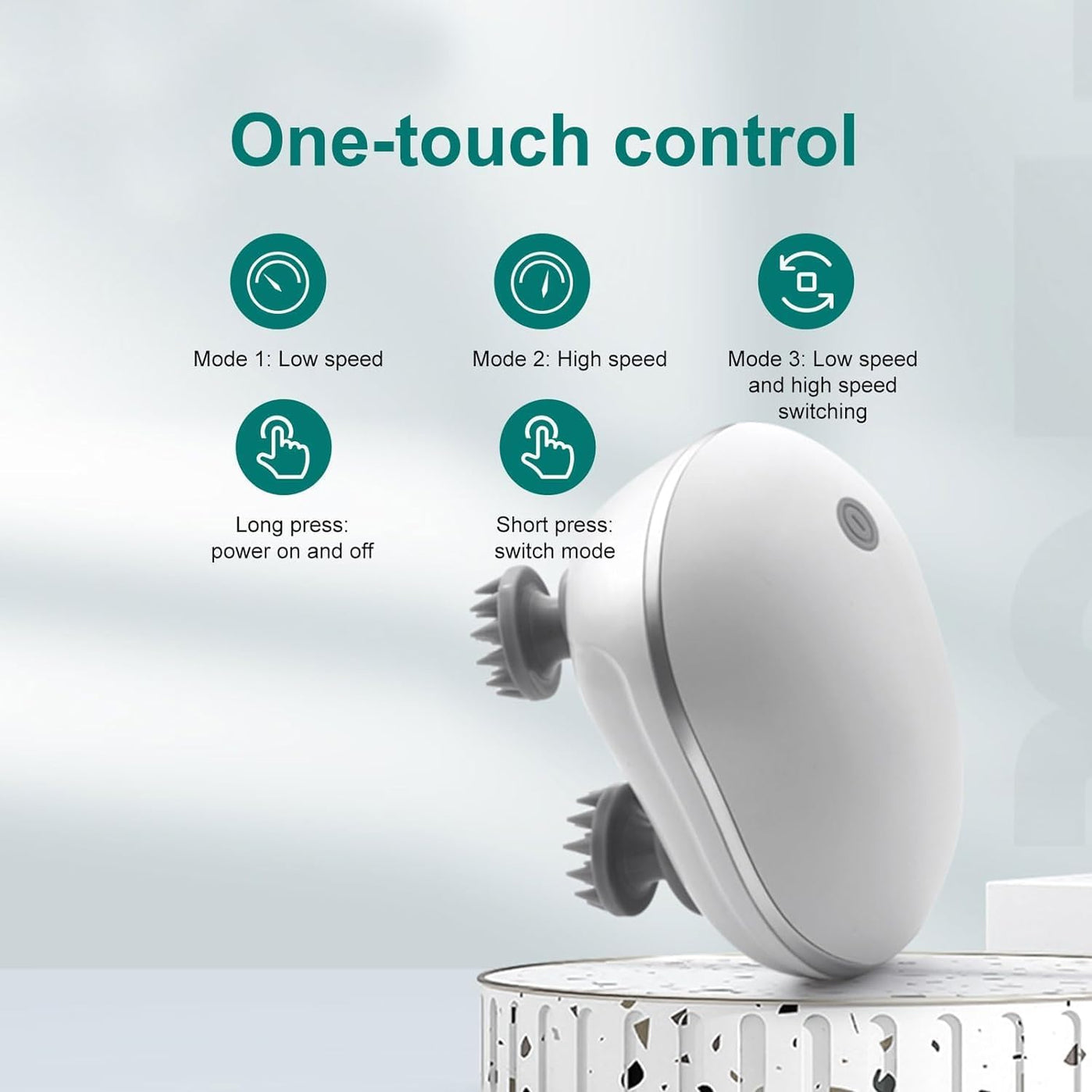 Padom electric Scalp Massager,Head Massager Scalp Stress Relax,Silicone Scalp Massager,Head Massager for Hair Growth,Head Scratcher,Scalp Massager Shampoo Brush,pet Massager,cat,Dog