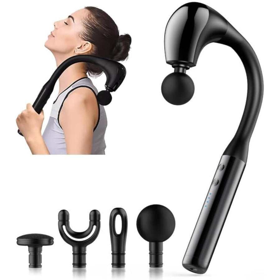 Yesido MG07 Handheld Back Massage Gun – Electric Massager for Muscle Relief (Black)