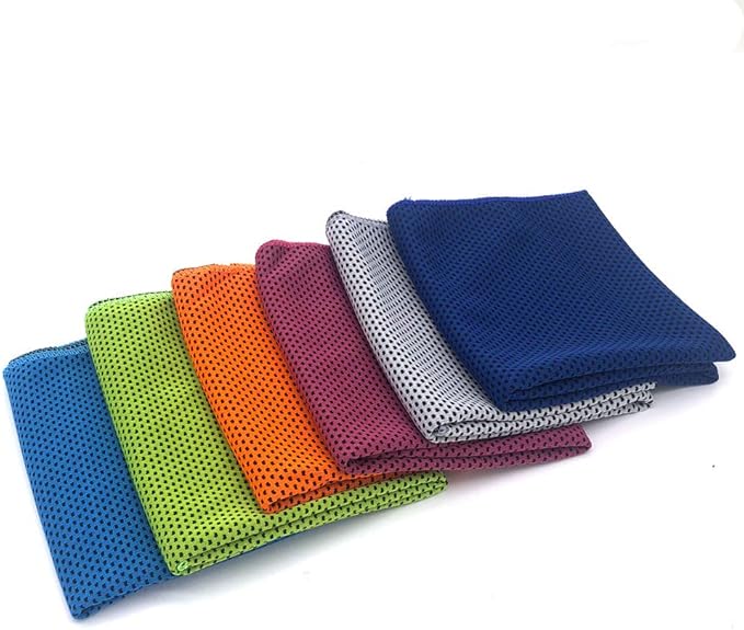 Cooling Towel, Ice Sports Towel for Instant Cooling, Ideal for Yoga, Travel, Golf, Gym, Camping, Fitness