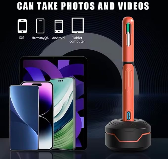 Wireless Ear Cleaner with Camera, 6 LED Lights, 3.6mm Lens, Earwax Removal Tool, Camera for Taking HD Video Photos Earpick Gifts