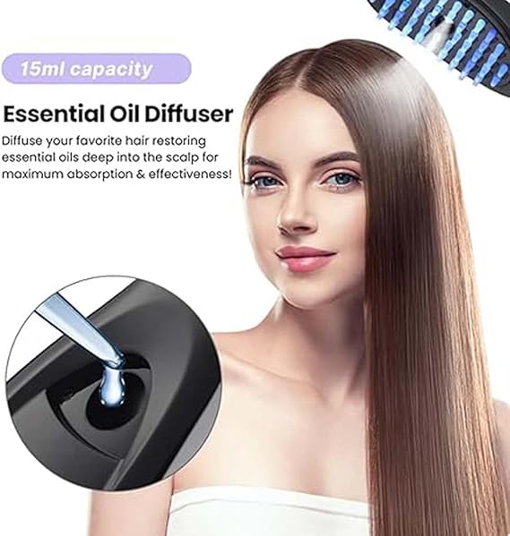 The Original Therabrush, The Original Therabrush for Hair, 2-in-1 Electric Scalp Massage Brush and Applicator Bottle, Innovative Hair Restoration Brush (1 Piece)