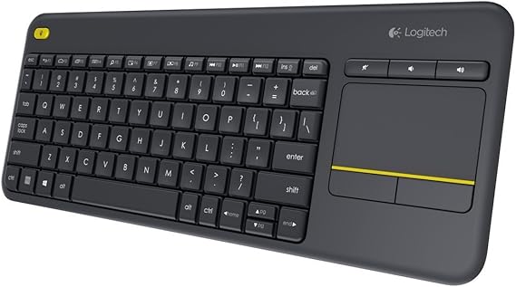 Logitech Wireless Touch Keyboard K400 Plus Black (Nordic)