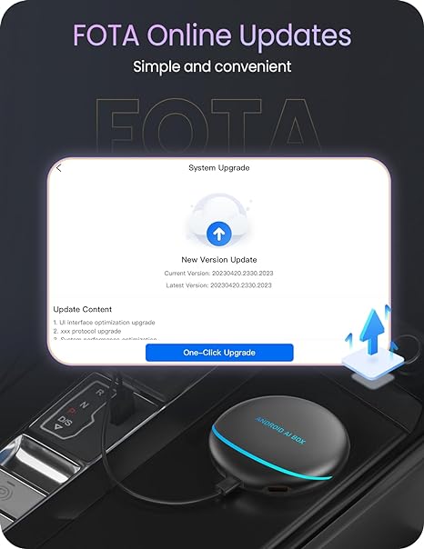 Carplay Ai Box, 8+128G Road Mate Magic CarPlay Box with Integrated Navigation, Android12, HDMI Output, Compatible with YouTube/Netflix/