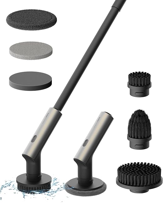 Electric cleaning brush HOTO QWQJS001, 7-in-1 set