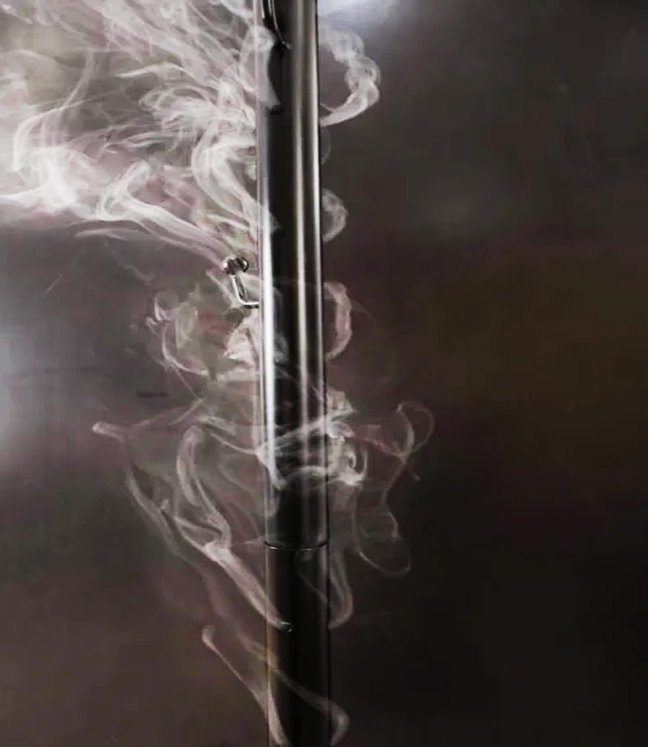 ADAK Multifunctional Standing Clothes Steamer with Integrated Incense Bukhoor Burner, Black Foldable Metal Frame Hanging Organizer for Coats, Robes, and Garments (Black)