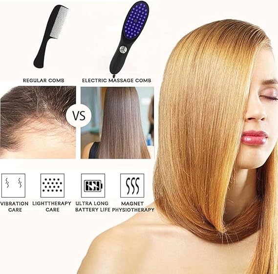 The Original Therabrush, The Original Therabrush for Hair, 2-in-1 Electric Scalp Massage Brush and Applicator Bottle, Innovative Hair Restoration Brush (1 Piece)