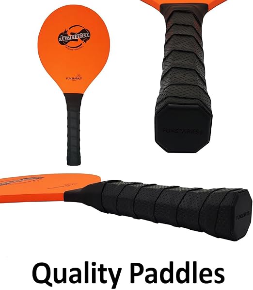 ADAK Sport Portable Game Set, Indoor & Outdoor No Boundaries Play Set with Net, 2 Paddles, 8 Birdies, Carrying Bag, Similar to Pickleball, Badminton and Tennis with A Whole New Spin On It