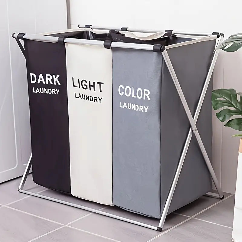 3-Color Large Capacity Laundry Basket