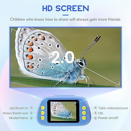 ADAK 2-in-1 Digital Microscope Telescope for Kids - 2" Screen, 720P Camera, Portable Stand & 32GB SD Card Included