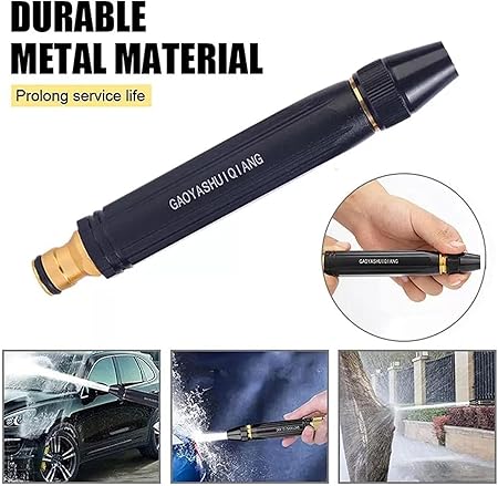 Water Hose Spray Gun Car Wash Nozzle High Pressure For Gardening And Car Wash