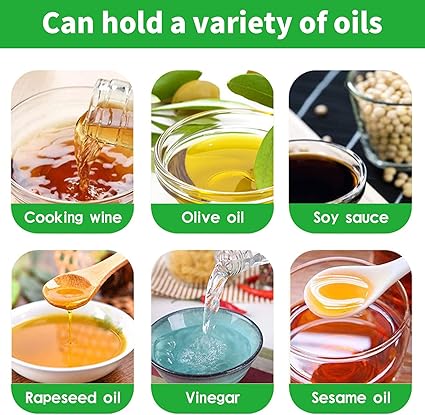 ZERNBER Oil Sprayer for Cooking, 7 Oz Olive Oil Sprayer Bottle Mister Oil Sprayer for Air Fryer, Salad, BBQ, Kitchen Baking, Roasting