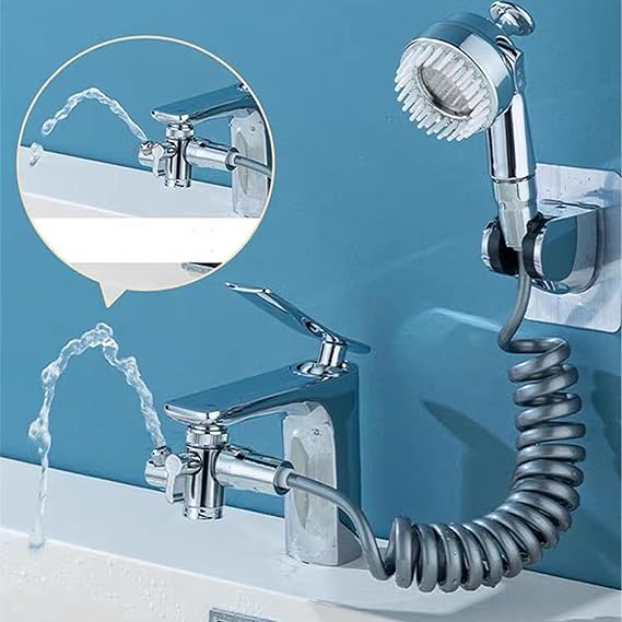 Multifunction Universal Water Taps, 3-in-1 Sink Faucet Sprayer, 1080° Swivel Robotic Arm Extension Faucet Aerator, Multi-Function Faucet