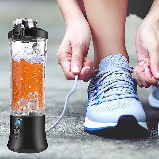 Best 4Vi Portable Blender, Rechargeable Mini Blender For Shakes And Smoothies 20 Oz Mini Blender Cup with Travel and USB Rechargeable