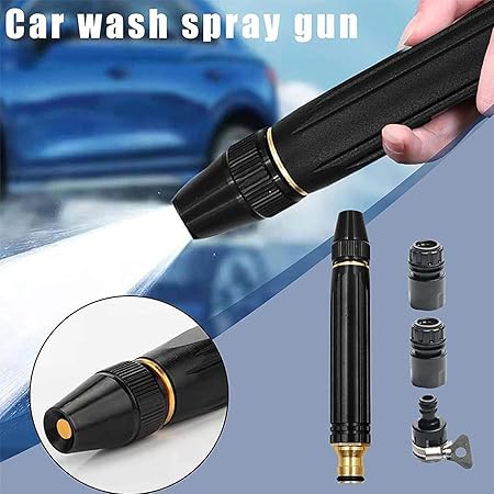 Water Hose Spray Gun Car Wash Nozzle High Pressure For Gardening And Car Wash